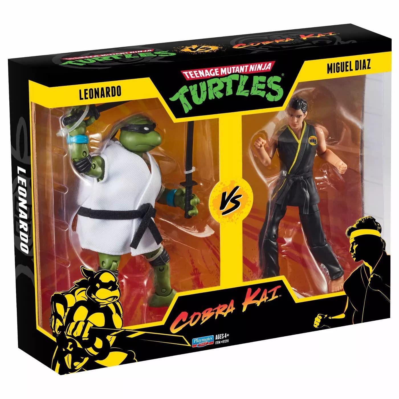 美品 Cobra Real Figure 2 コンプリート2体セット Teenage Mutant Ninja Turtles vs. Cobra Kai Leo vs. Miguel Diaz 2